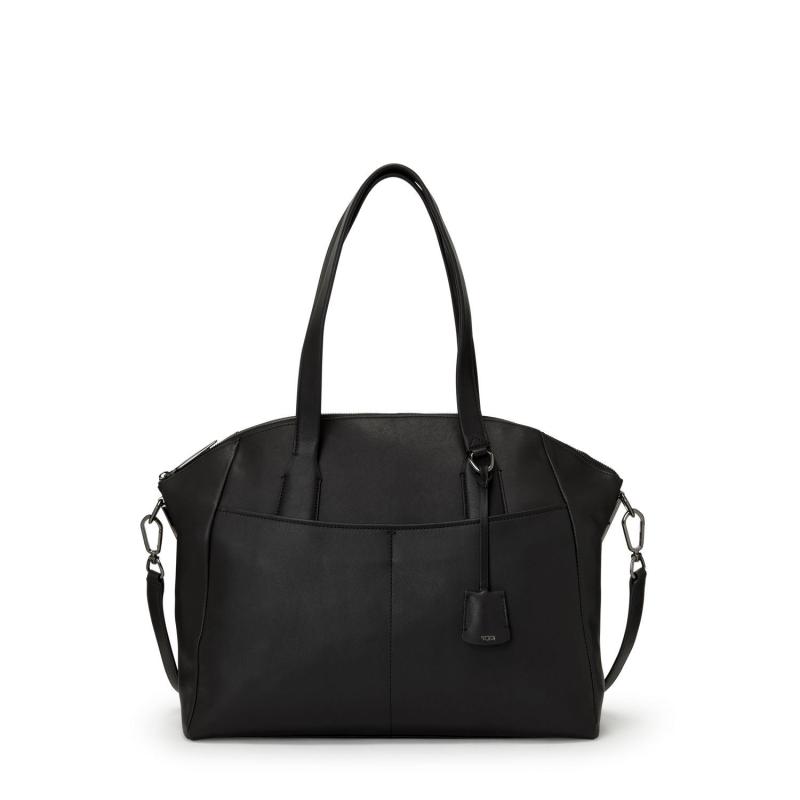 Tumi Mezzanine Linz Large Carryall- Black Leather 2 Tumi Mezzanine Linz Large Carryall- Black Leather 2