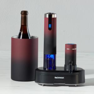 Wine Enthusiast Electric Blue Omega Designer Series All-In-One Wine System (7-Piece Set) (Ombre) 2 Wine Enthusiast Electric Blue Omega Designer Series All-In-One Wine System (7-Piece Set) (Ombre) 2