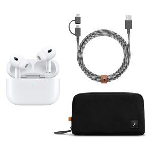 Apple Airpods Pro 2Nd Generation W/ Charging Cable & Organizer 2 Apple Airpods Pro 2Nd Generation W/ Charging Cable & Organizer 2