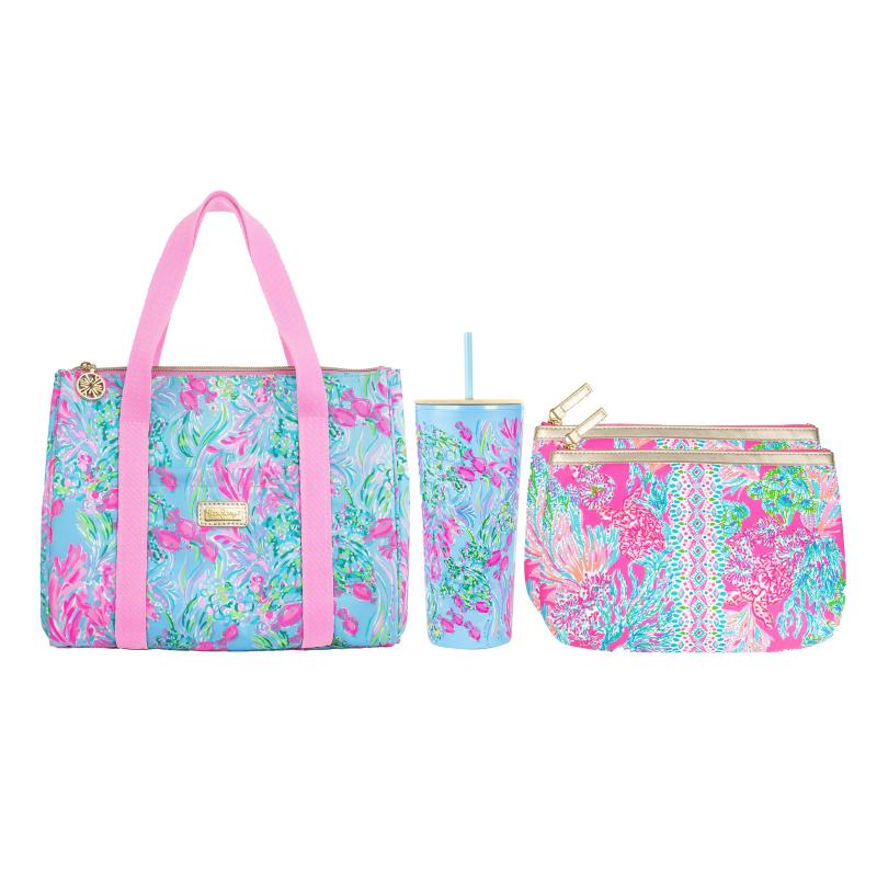 Lilly Pulitzer Lunch & Munch Bundle - Seaing Fishes 2 Lilly Pulitzer Lunch & Munch Bundle - Seaing Fishes 2