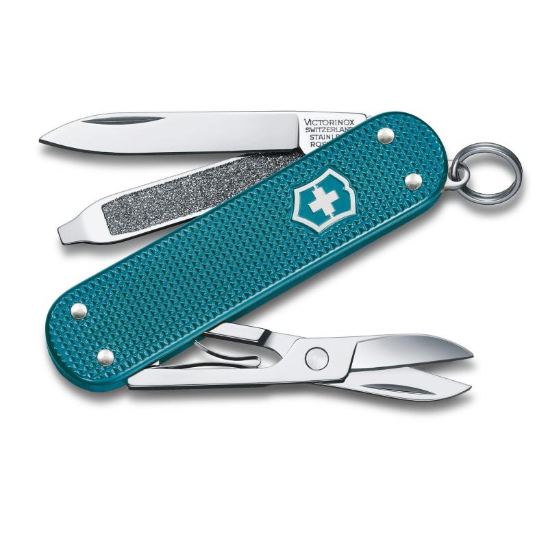 Victorinox Swiss Army Corporate Gifts Knife Classic Sd Alox Classic Colors - Wild Jungle Blue 2 Victorinox Swiss Army Corporate Gifts Knife Classic Sd Alox Classic Colors - Wild Jungle Blue 2