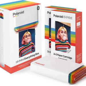 Polaroid Hi-Print Printer And Paper Bundle - Bluetooth Pocket Photo Printer + Paper Double Pack 2 Polaroid Hi-Print Printer And Paper Bundle - Bluetooth Pocket Photo Printer + Paper Double Pack 2