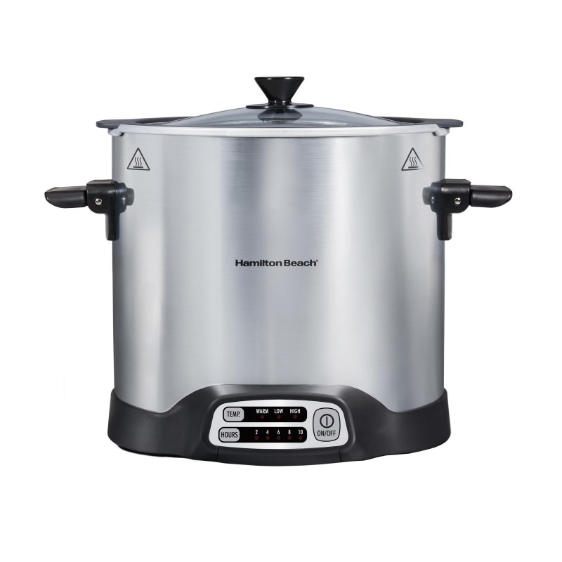 Hamilton Beach Sear & Cook Stockpot Slow Cooker, 10 Quart Capacity, 33196 2 Hamilton Beach Sear & Cook Stockpot Slow Cooker, 10 Quart Capacity, 33196 2