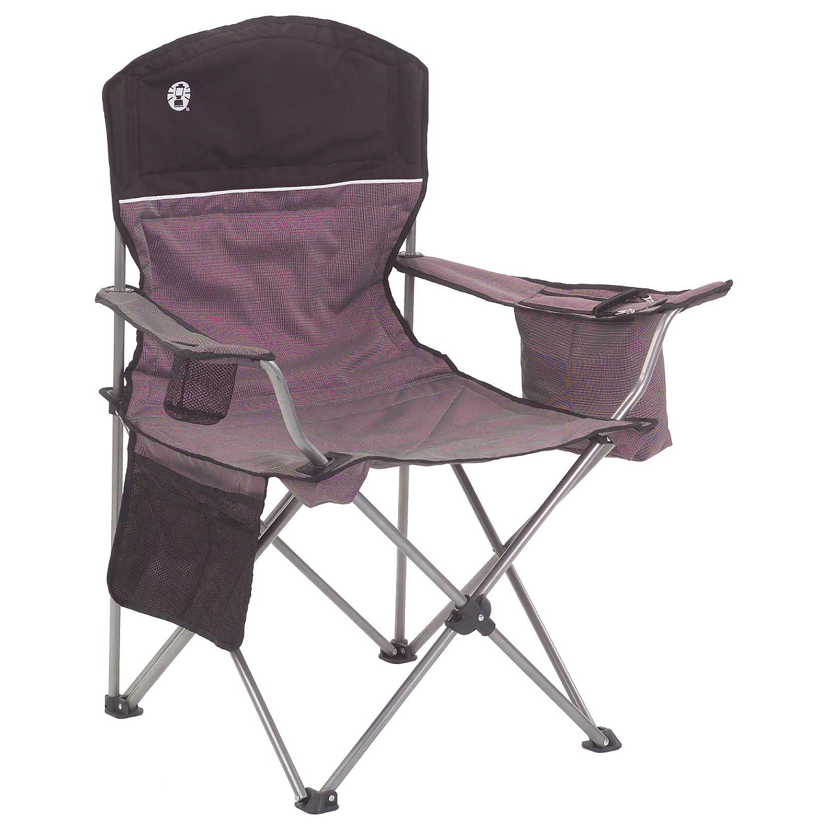 Newell Brands Distribution LLC Coleman Cooler Quad Chair: Black/Grey/White (325 Lbs) 2 Newell Brands Distribution LLC Coleman Cooler Quad Chair: Black/Grey/White (325 Lbs) 2