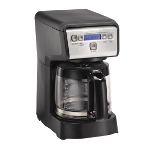 Hamilton Beach12 Cup Compact Programmable Coffee Maker, Black With Stainless Steel Accents, 46200 2 Hamilton Beach12 Cup Compact Programmable Coffee Maker, Black With Stainless Steel Accents, 46200 2