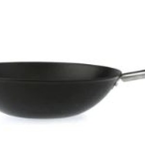 BergHoff® Geminis 18/10 Stainless Steel Cast Iron/Ceramic Wok 1 BergHoff® Geminis 18/10 Stainless Steel Cast Iron/Ceramic Wok 1