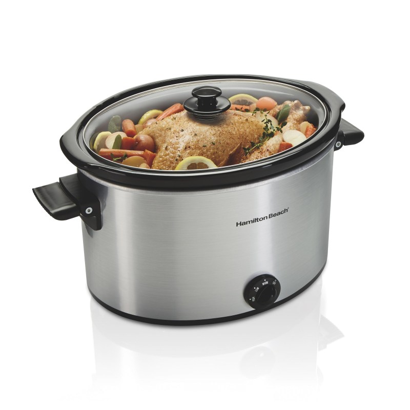 Hamilton Beach 33190F Slow Cooker With Extra-Large 10 Quart Capacity 2 Hamilton Beach 33190F Slow Cooker With Extra-Large 10 Quart Capacity 2