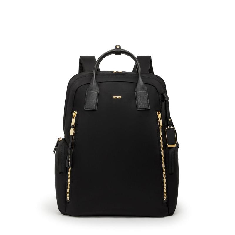 Tumi Voyageur Atlanta Backpack- Black/Gold 2 Tumi Voyageur Atlanta Backpack- Black/Gold 2