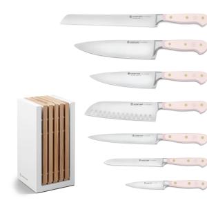 Wusthof Classic 8Pc Designer Knife Block Set Pink Himalayan Salt 2 Wusthof Classic 8Pc Designer Knife Block Set Pink Himalayan Salt 2
