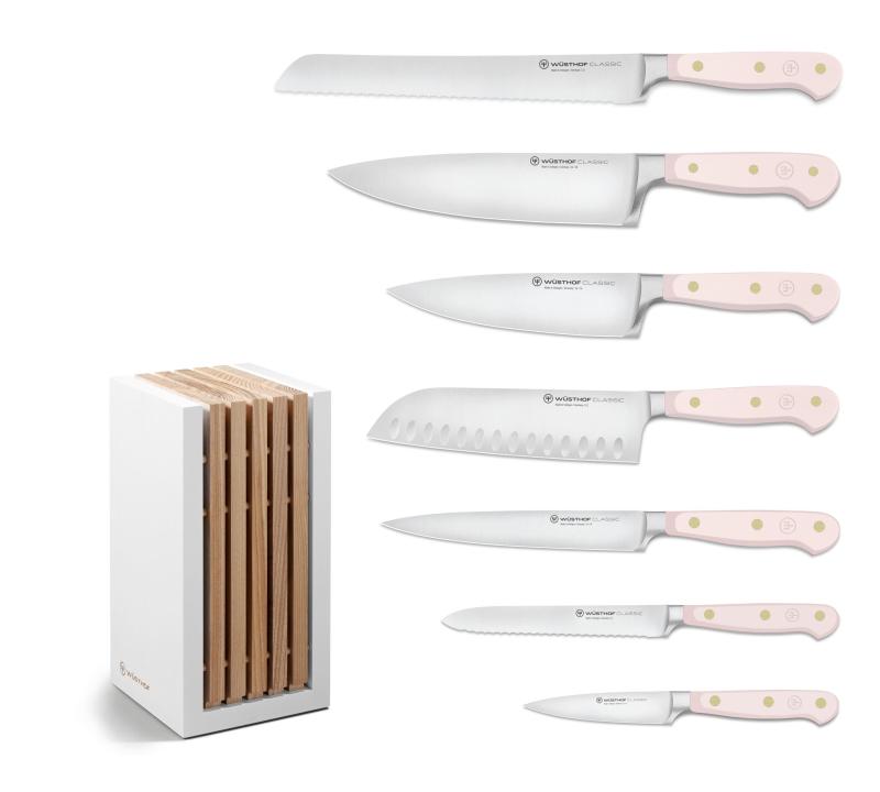 Wusthof Classic 8Pc Designer Knife Block Set Pink Himalayan Salt 2 Wusthof Classic 8Pc Designer Knife Block Set Pink Himalayan Salt 2