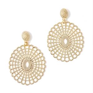 Lilly Pulitzer Lilly Lacy Statement Earrings - Gold 2 Lilly Pulitzer Lilly Lacy Statement Earrings - Gold 2