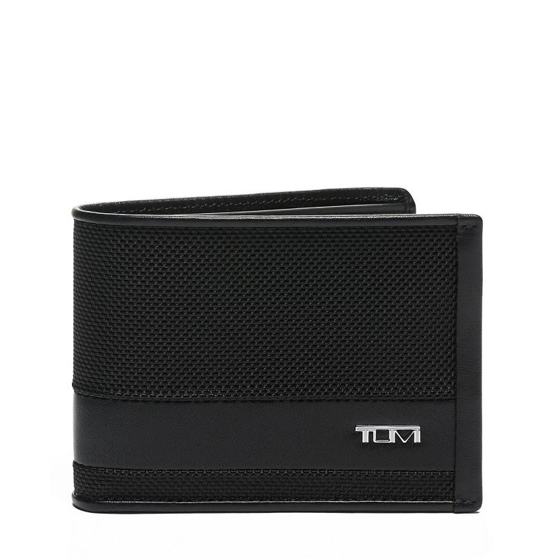 Tumi Alpha Double Billfold- Black 2 Tumi Alpha Double Billfold- Black 2