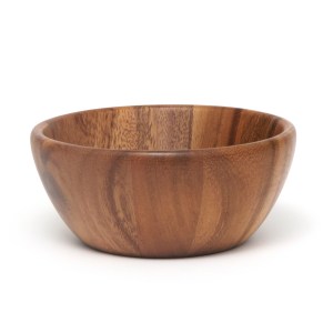 Lipper Acacia 6x2.5 Round Flair Bowl 1 Lipper Acacia 6x2.5 Round Flair Bowl 1