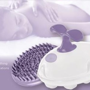 Vivitar® Lavender 2-in-1 Vibrating Scalp & Body Massager 1 Vivitar® Lavender 2-in-1 Vibrating Scalp & Body Massager 1