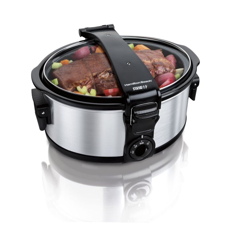 Hamilton Beach® Stay or Go® 6 Qt. Portable Slow Cooker 2 Hamilton Beach® Stay or Go® 6 Qt. Portable Slow Cooker 2