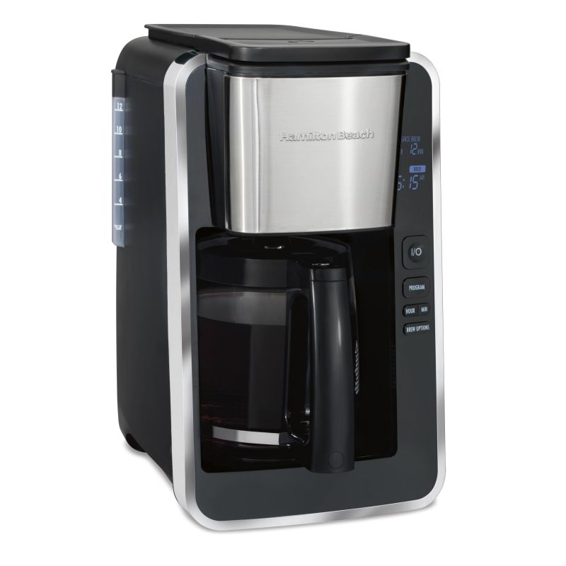 Hamilton Beach® 12-Cup Programmable Coffeemaker w/Stainless Steel Accents 2 Hamilton Beach® 12-Cup Programmable Coffeemaker w/Stainless Steel Accents 2