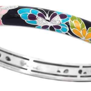 Belle Etoile Butterfly Kisses Stackable Bangle 2 Belle Etoile Butterfly Kisses Stackable Bangle 2