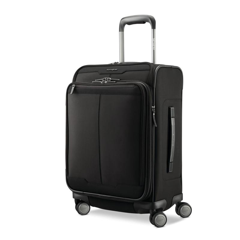 Samsonite® Silhouette 17 Ss 20" Carry-On Exp Spinner Luggage - Black - Black 2 Samsonite® Silhouette 17 Ss 20" Carry-On Exp Spinner Luggage - Black - Black 2