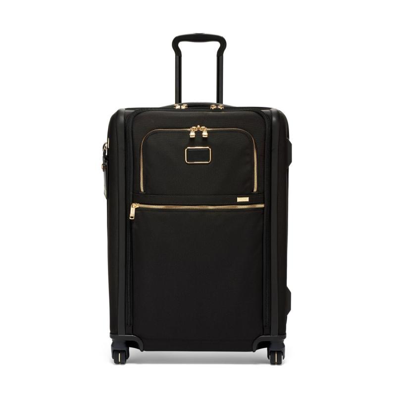 Tumi Alpha Short Trip Expandable 4 Wheeled Packing Case Luggage - Black/Gold 2 Tumi Alpha Short Trip Expandable 4 Wheeled Packing Case Luggage - Black/Gold 2