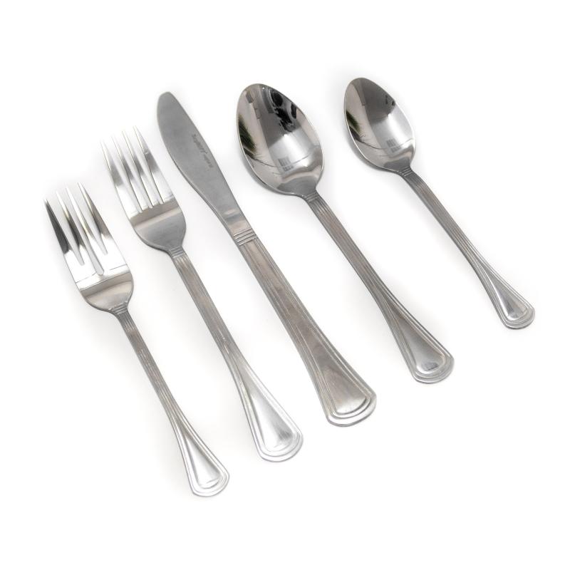 BergHoff Two-Tone Matte 20Pc Flatware Set 18/0 Ss, Serv For 4 2 BergHoff Two-Tone Matte 20Pc Flatware Set 18/0 Ss, Serv For 4 2