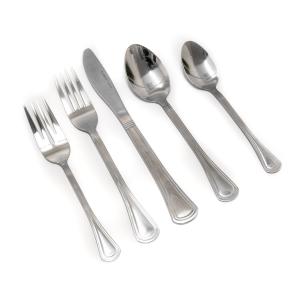 BergHoff Two-Tone Matte 20Pc Flatware Set 18/0 Ss, Serv For 4 2 BergHoff Two-Tone Matte 20Pc Flatware Set 18/0 Ss, Serv For 4 2