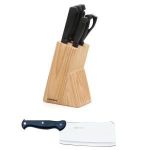 BergHoff 8Pc Ergonomic Cutlery Set/Cleaver 2 BergHoff 8Pc Ergonomic Cutlery Set/Cleaver 2