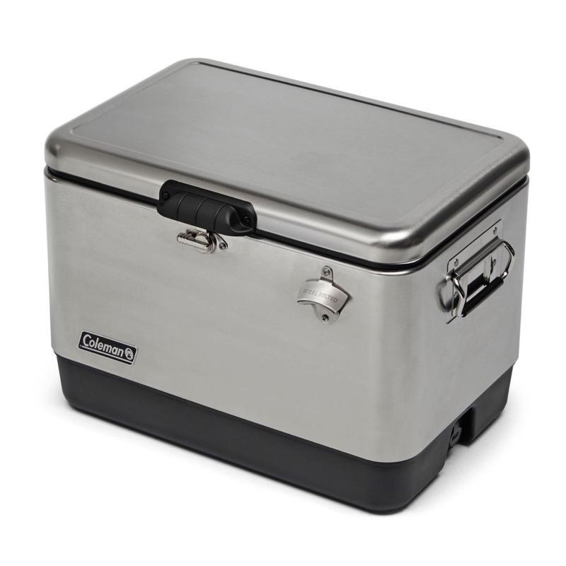 Coleman Reunion 54Qt Steel Belted Stainless Steel Cooler 2 Coleman Reunion 54Qt Steel Belted Stainless Steel Cooler 2