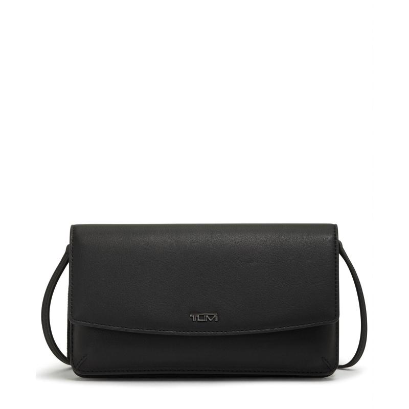 Tumi Belden Wallet Crossbody- Black Leather 2 Tumi Belden Wallet Crossbody- Black Leather 2