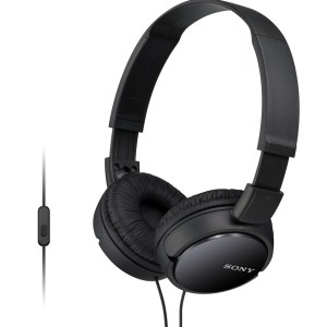 Sony ZX Series Black Wired Headphones w/Mic 1 Sony ZX Series Black Wired Headphones w/Mic 1