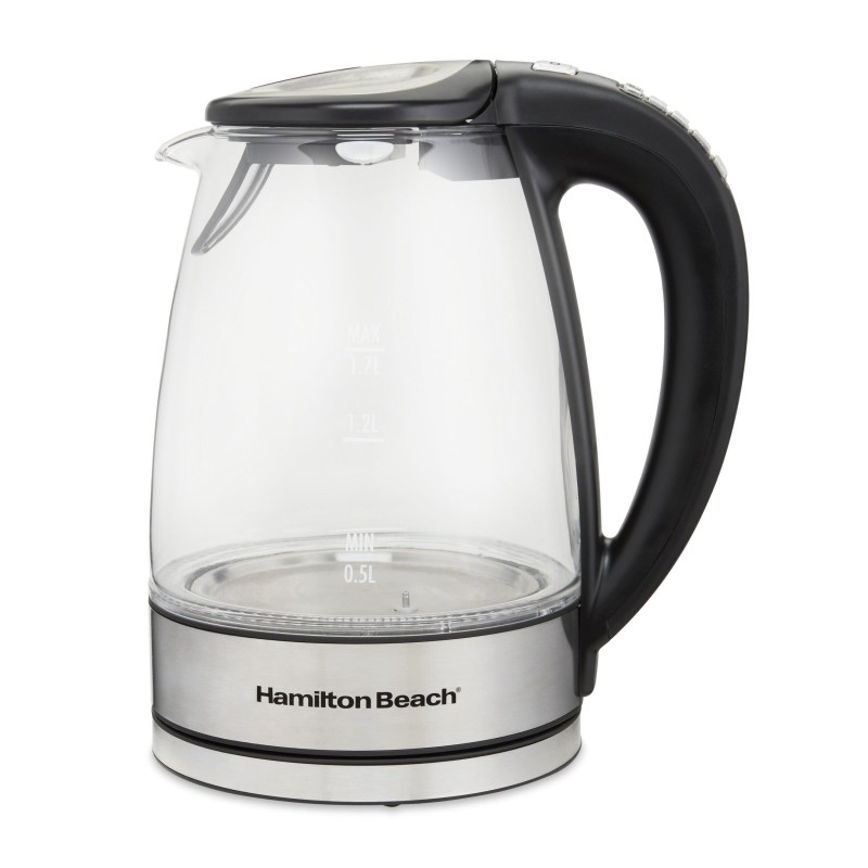 Hamilton Beach Variable Temperature Glass Kettle, 1.7 Liter Capacity 2 Hamilton Beach Variable Temperature Glass Kettle, 1.7 Liter Capacity 2