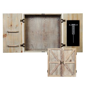 Escalade Sports American Legend - Barnwood Dartboard Cabinet 2 Escalade Sports American Legend - Barnwood Dartboard Cabinet 2