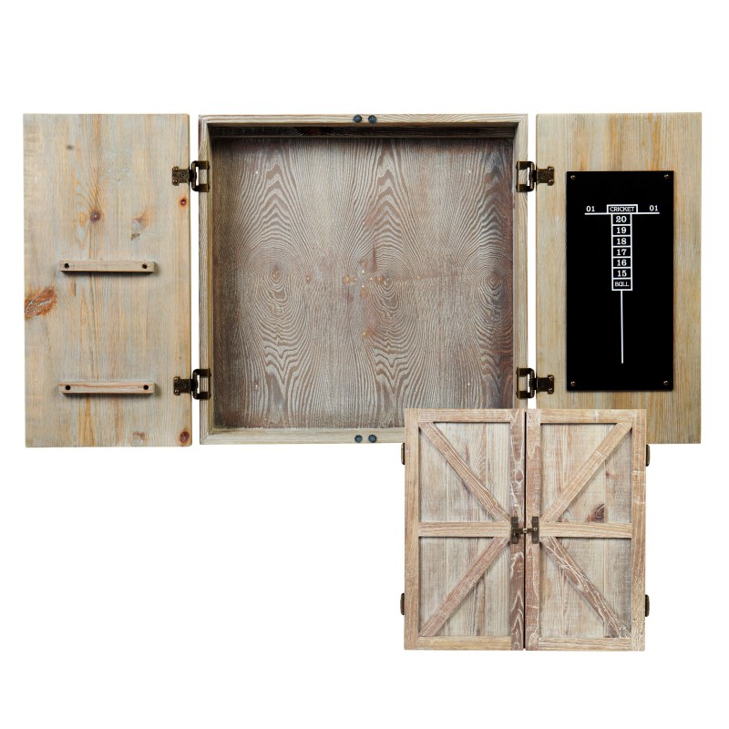 Escalade Sports American Legend - Barnwood Dartboard Cabinet 2 Escalade Sports American Legend - Barnwood Dartboard Cabinet 2