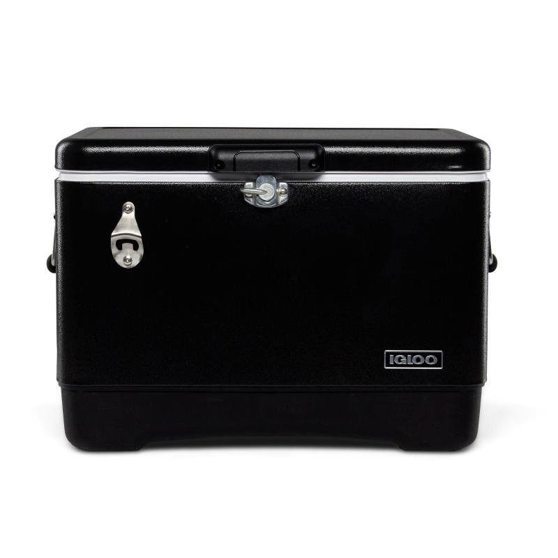 Igloo® Legacy 54Qt Cooler Black Stainless Steel 2 Igloo® Legacy 54Qt Cooler Black Stainless Steel 2