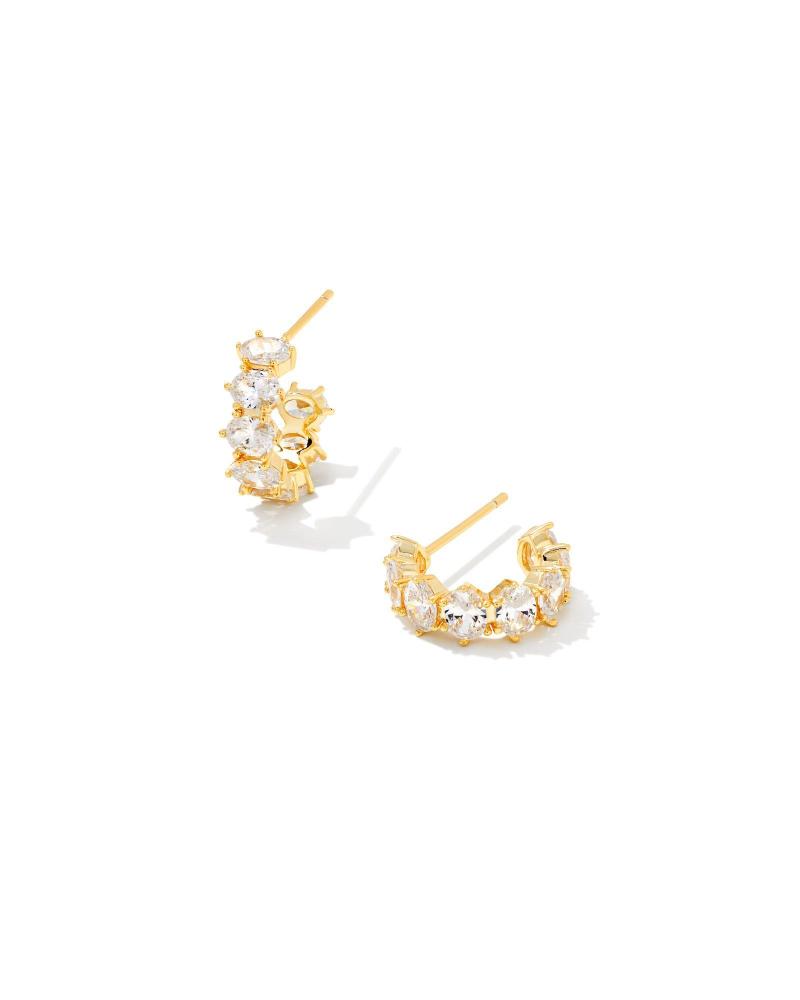 Kendra Scott Cailin Crystal Huggie Earrings 2 Kendra Scott Cailin Crystal Huggie Earrings 2