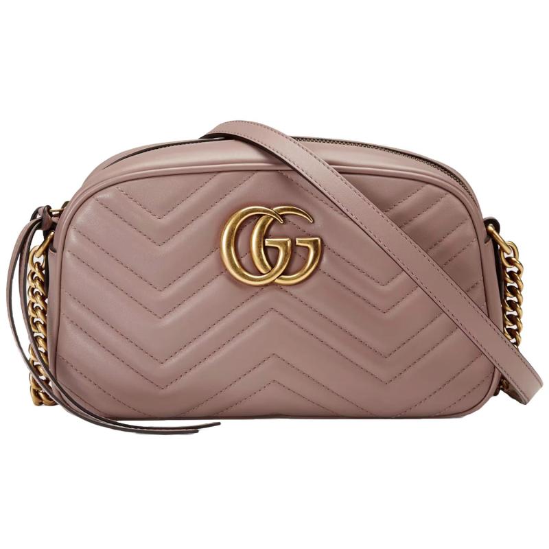 Gucci Marmont Matelassé Small Shoulder - Rose 2 Gucci Marmont Matelassé Small Shoulder - Rose 2