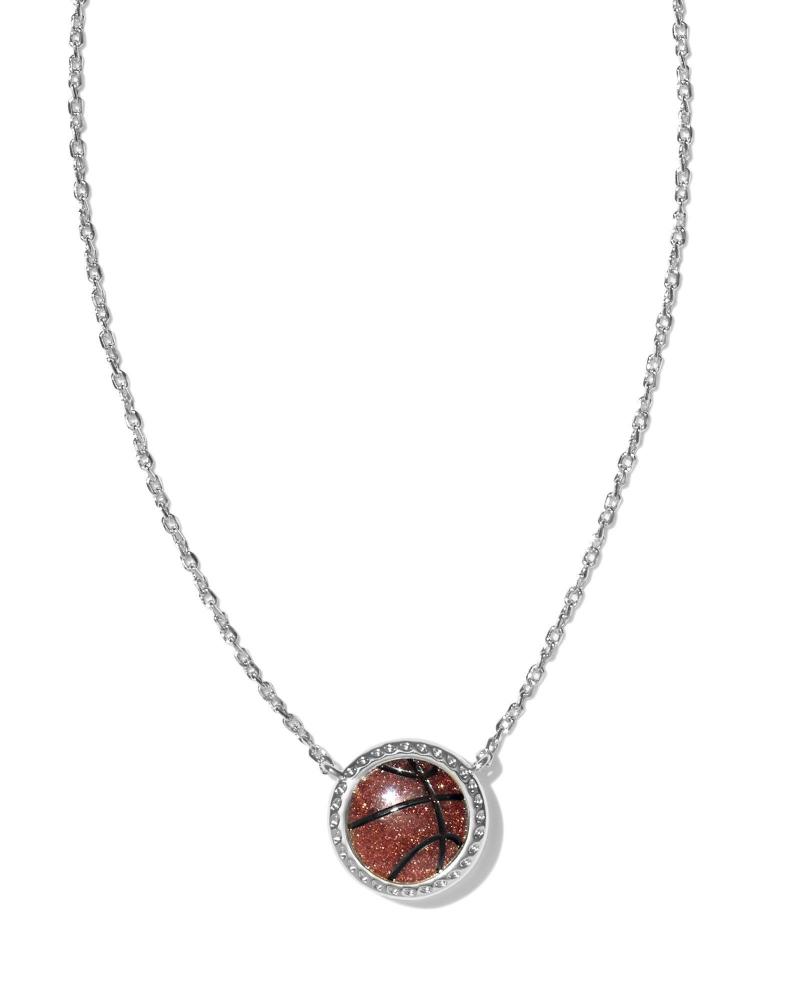 Kendra Scott Basketball Short Pendant - Silver 2 Kendra Scott Basketball Short Pendant - Silver 2