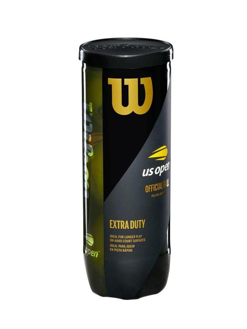Wilson Us Open Official Tennis Ball Can Extra Duty - 3 Balls 2 Wilson Us Open Official Tennis Ball Can Extra Duty - 3 Balls 2