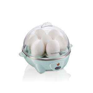 Hamilton Beach 3-In-1 Egg Cooker, Hard-Boiled, Poached, Omelets, 7 Egg Capacity, Mint Color 2 Hamilton Beach 3-In-1 Egg Cooker, Hard-Boiled, Poached, Omelets, 7 Egg Capacity, Mint Color 2