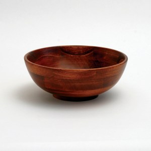 Lipper Cherry Finish Footed Nappy Bowl 1 Lipper Cherry Finish Footed Nappy Bowl 1