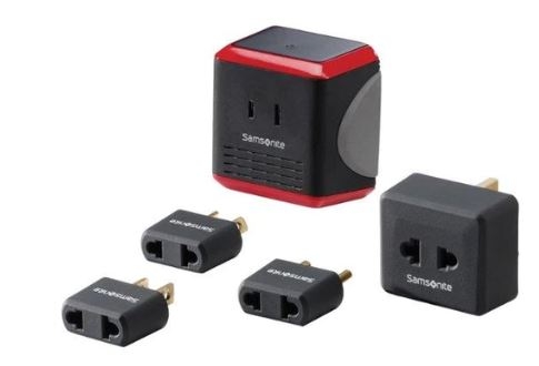 Samsonite® Converter/Adapter Plug Kit w/Pouch 1 Samsonite® Converter/Adapter Plug Kit w/Pouch 1