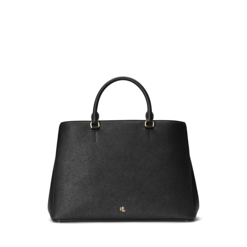 Ralph Lauren Black Hanna Satchel Bag 2 Ralph Lauren Black Hanna Satchel Bag 2