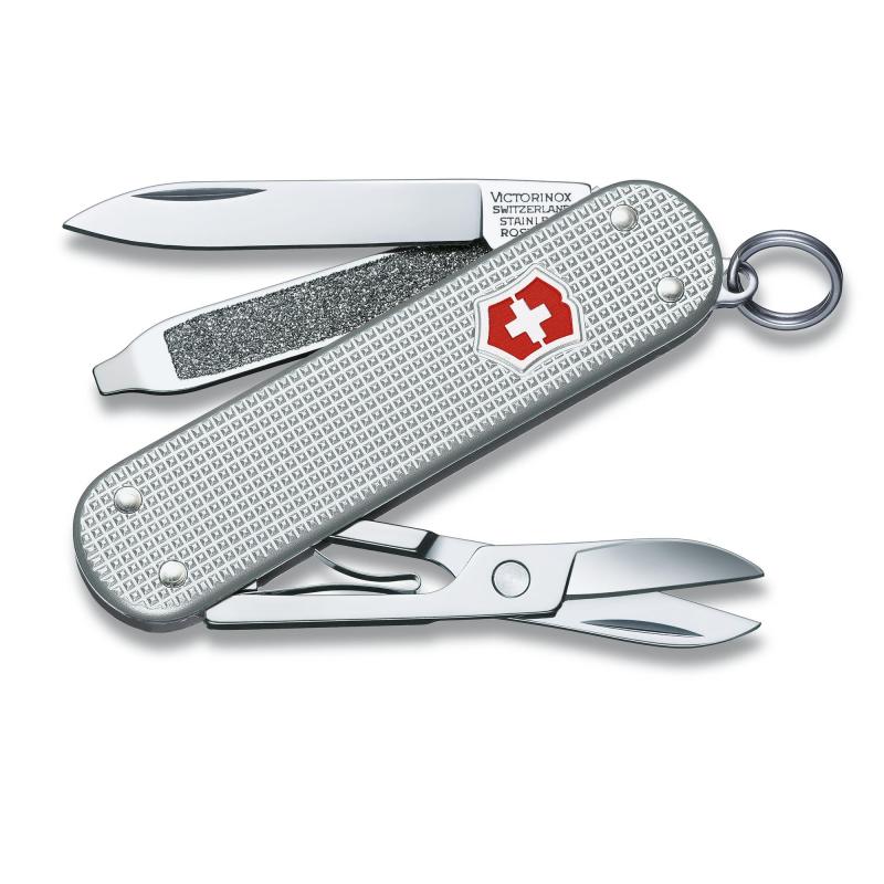 Victorinox Swiss Army Corporate Gifts Knife Classic Sd Alox Silver 2 Victorinox Swiss Army Corporate Gifts Knife Classic Sd Alox Silver 2