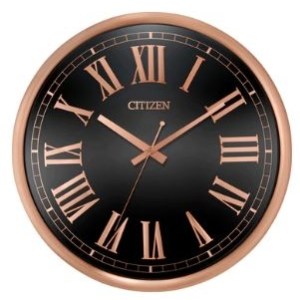 Citizen® Gallery Circular Rose Gold-Tone Wall Clock 1 Citizen® Gallery Circular Rose Gold-Tone Wall Clock 1