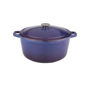 BergHoff® Neo 5Qt Cast Iron Oval Cov Dutch Oven Purple 2 BergHoff® Neo 5Qt Cast Iron Oval Cov Dutch Oven Purple 2