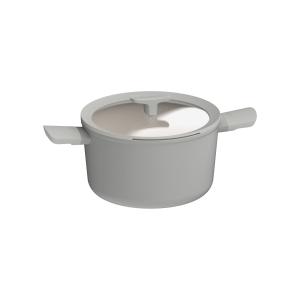 BergHoff Leo Balance 10" Covered 6Qt. Stock Pot, Moonmist 2 BergHoff Leo Balance 10" Covered 6Qt. Stock Pot, Moonmist 2