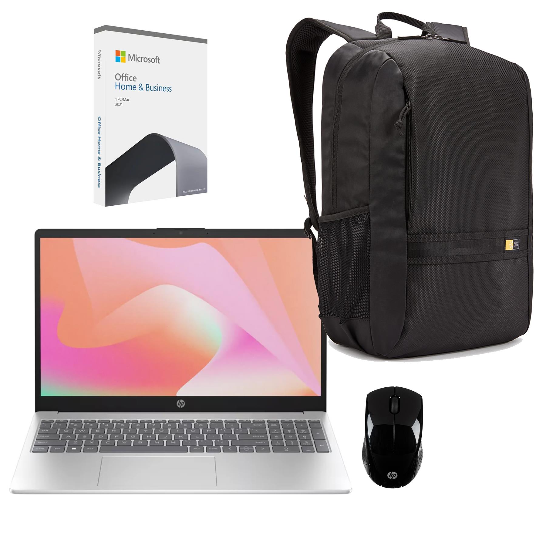 Hewlett Packard 15" Amd Notebook - Microsoft Office 2021 - Wireless Mouse & Backpack 2 Hewlett Packard 15" Amd Notebook - Microsoft Office 2021 - Wireless Mouse & Backpack 2