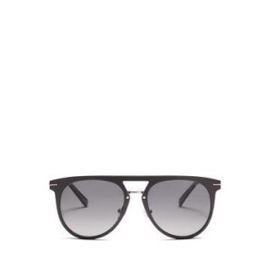 Tumi 011 Polarized Gradient Aviator Sunglasses 55Mm - Black 2 Tumi 011 Polarized Gradient Aviator Sunglasses 55Mm - Black 2