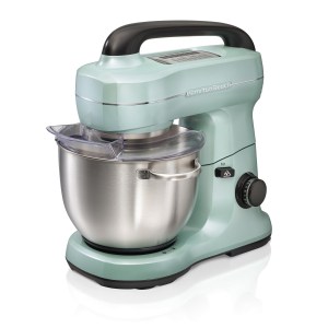 Hamilton Beach Stand Mixer w/4 Quart Stainless Steel Bowl, 7 Speeds, 300 Watt Motor - Aqua 2 Hamilton Beach Stand Mixer w/4 Quart Stainless Steel Bowl, 7 Speeds, 300 Watt Motor - Aqua 2