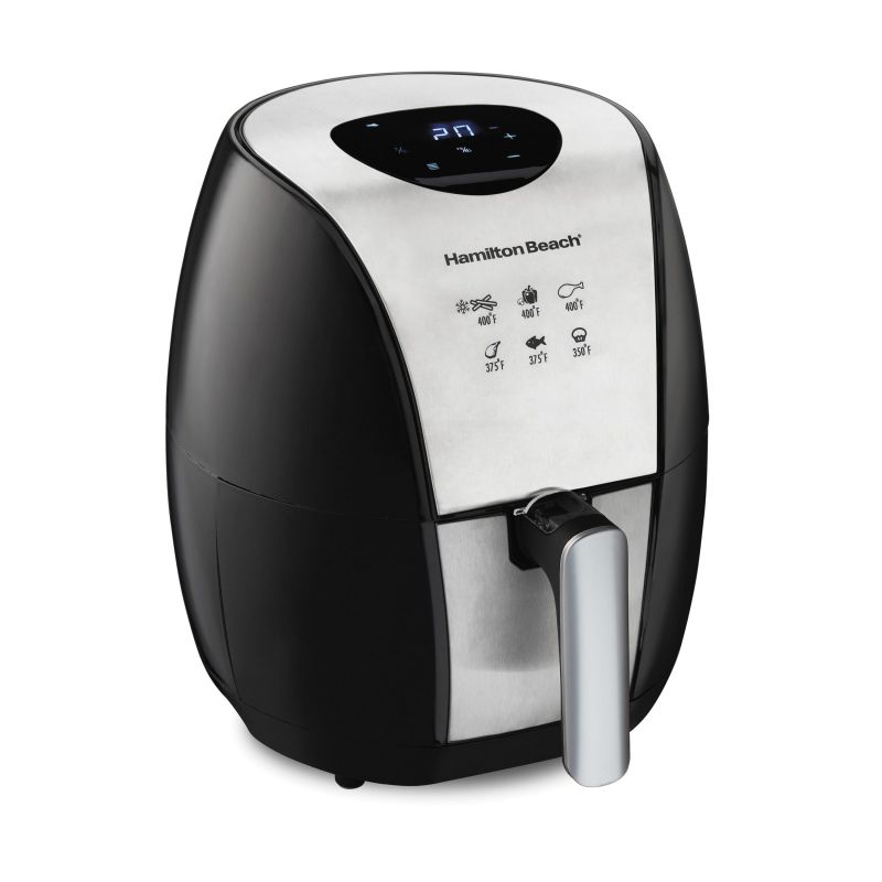 Hamilton Beach® 3.2 L Digital Air Fryer w/Stainless Steel Accents 2 Hamilton Beach® 3.2 L Digital Air Fryer w/Stainless Steel Accents 2