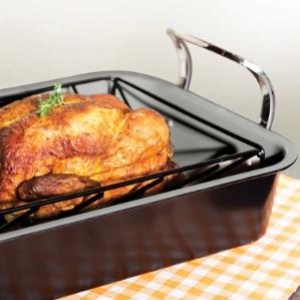 BergHoff® EarthChef Alum Non-Stick Roaster w/Rack 1 BergHoff® EarthChef Alum Non-Stick Roaster w/Rack 1